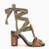 ULLA JOHNSON Celina Embellished High Heel - Solar