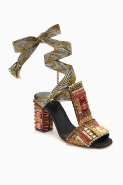 ULLA JOHNSON Celina Embellished High Heel - Solar 7 ULLA JOHNSON Celina Embellished High Heel - Solar -Ulla Johnson FA231006 EMBELLISHEDHIGHHEEL NOIR b r web