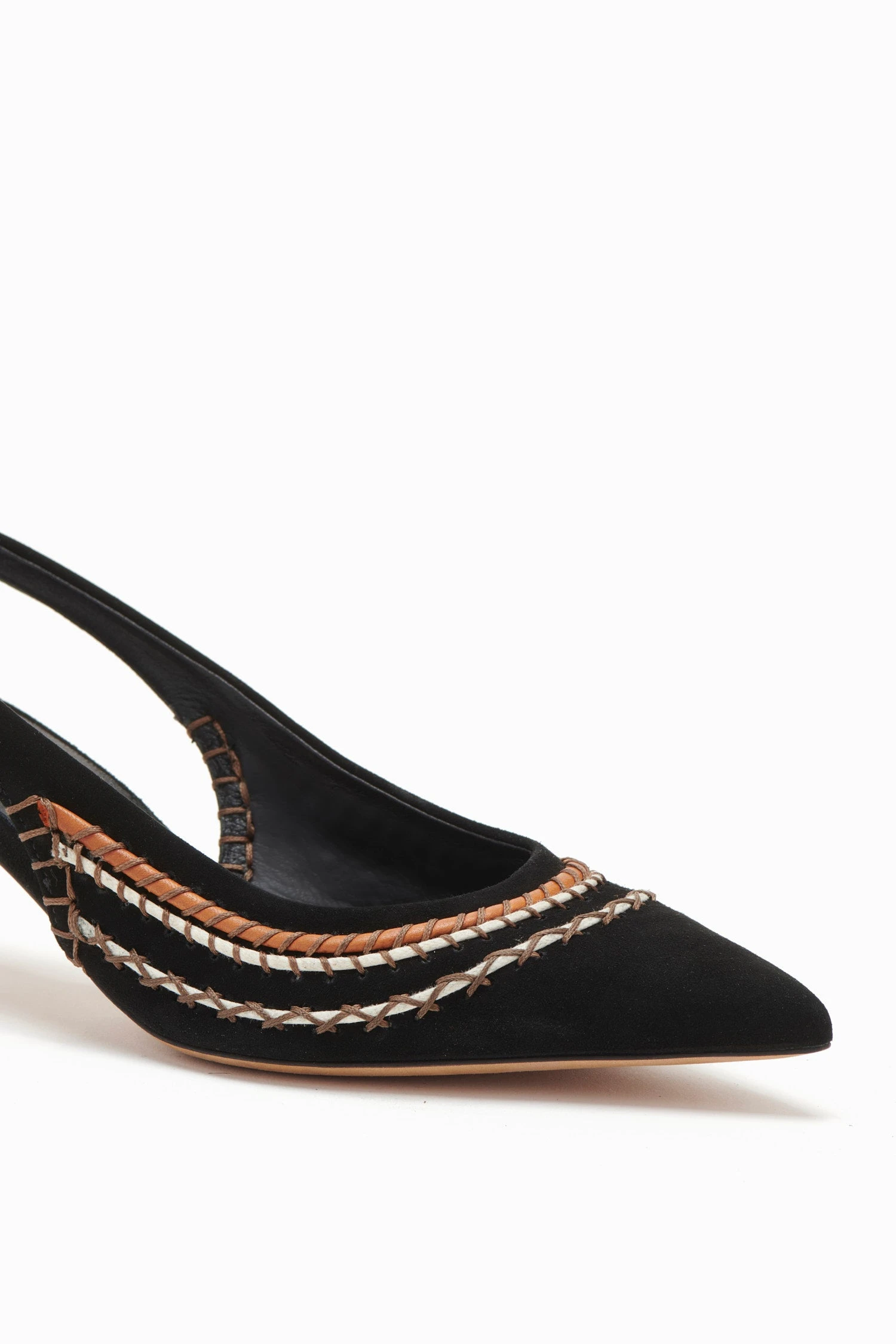 ULLA JOHNSON Antonia Sling Back - Noir 3 ULLA JOHNSON Antonia Sling Back - Noir - Image 3