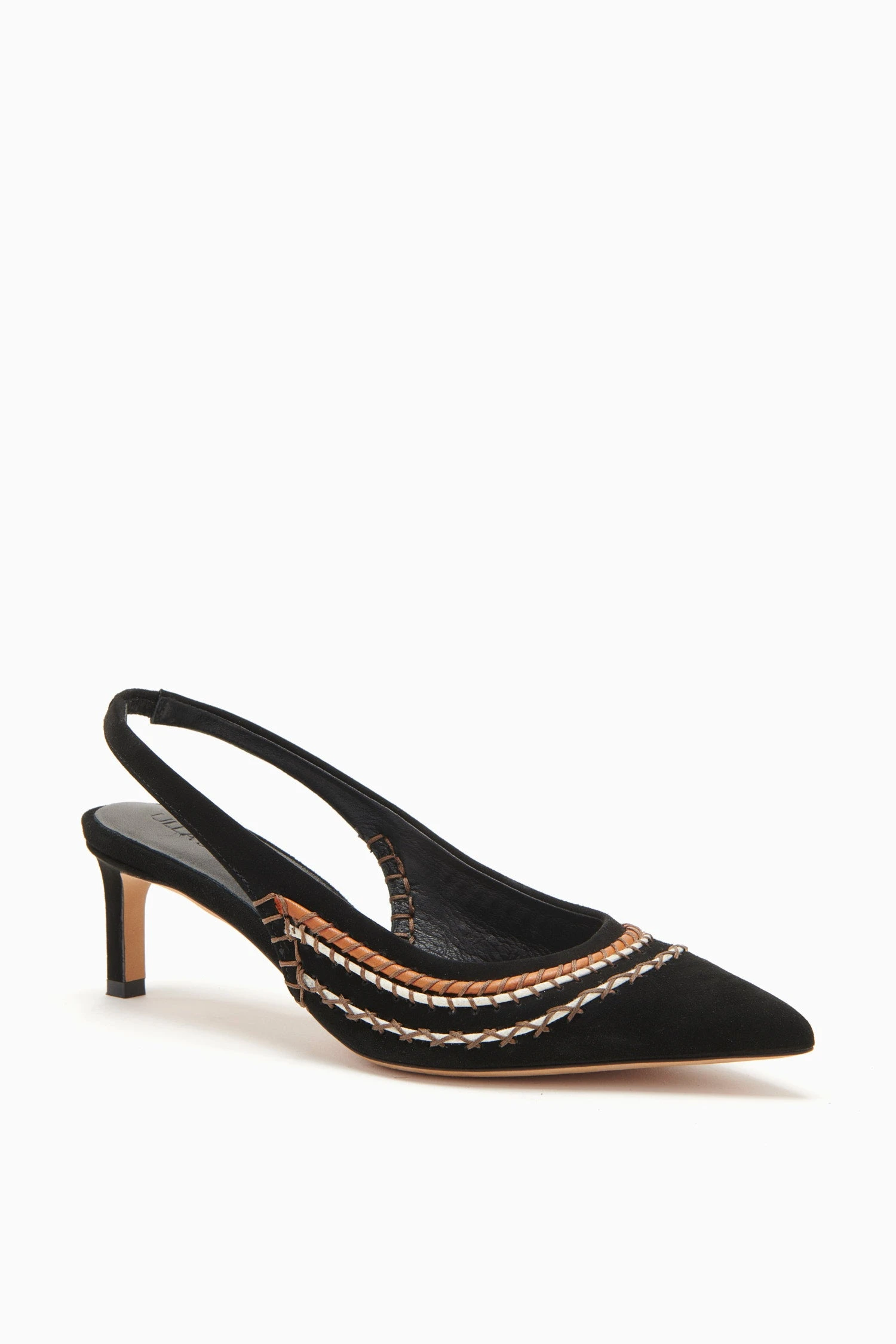 ULLA JOHNSON Antonia Sling Back - Noir 2 ULLA JOHNSON Antonia Sling Back - Noir - Image 2