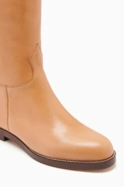 ULLA JOHNSON Ninia Riding Boot - Dune -Ulla Johnson FA231016 RIDINGBOOT CAMMELLO c r web