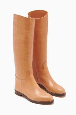 ULLA JOHNSON Ninia Riding Boot - Dune -Ulla Johnson FA231016 RIDINGBOOT CAMMELLO d r web