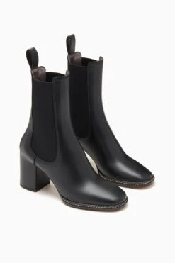 ULLA JOHNSON Taryn Chelsea Boot - Noir -Ulla Johnson FA231021 CHELSEA BOOT NOIR WEB 02 UPDATE