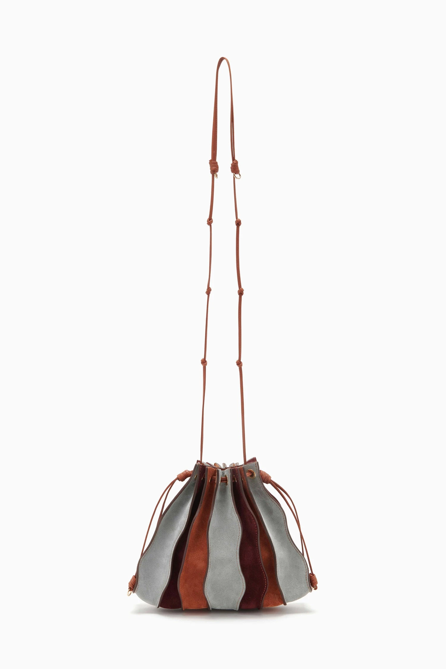 ULLA JOHNSON Adria Small Pleated Wave Bag - Agave Colorblock 2 ULLA JOHNSON Adria Small Pleated Wave Bag - Agave Colorblock - Image 2