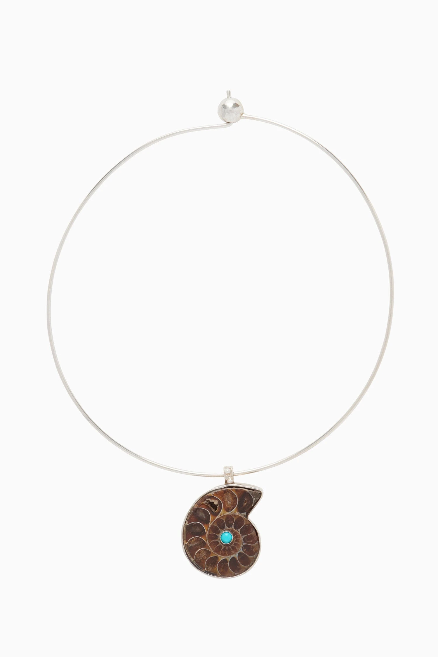 ULLA JOHNSON Ammonite Choker - Brown Ammonite 2 ULLA JOHNSON Ammonite Choker - Brown Ammonite - Image 2