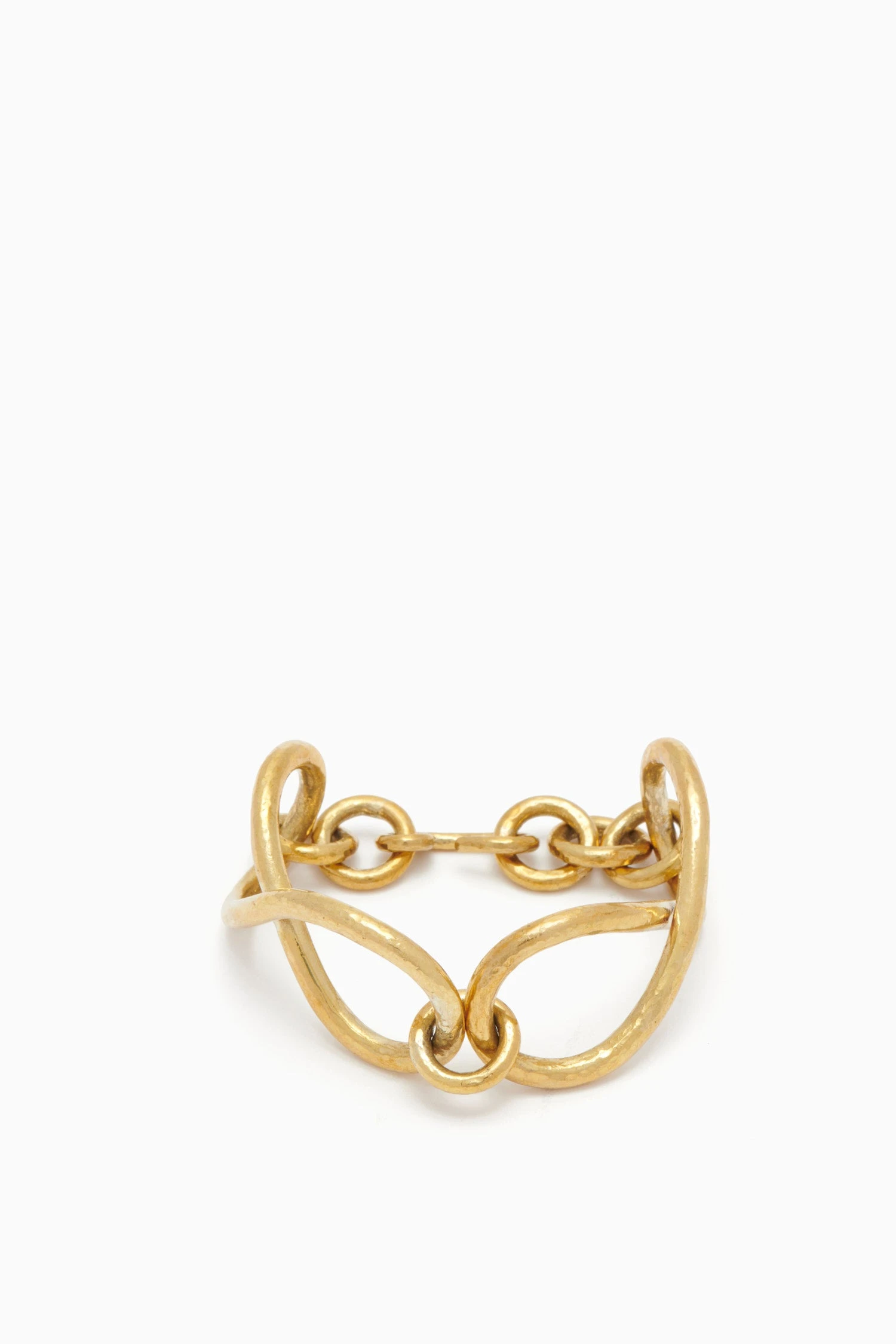 ULLA JOHNSON Hand Hammered Mandisa Bracelet - Brass 2 ULLA JOHNSON Hand Hammered Mandisa Bracelet - Brass - Image 2