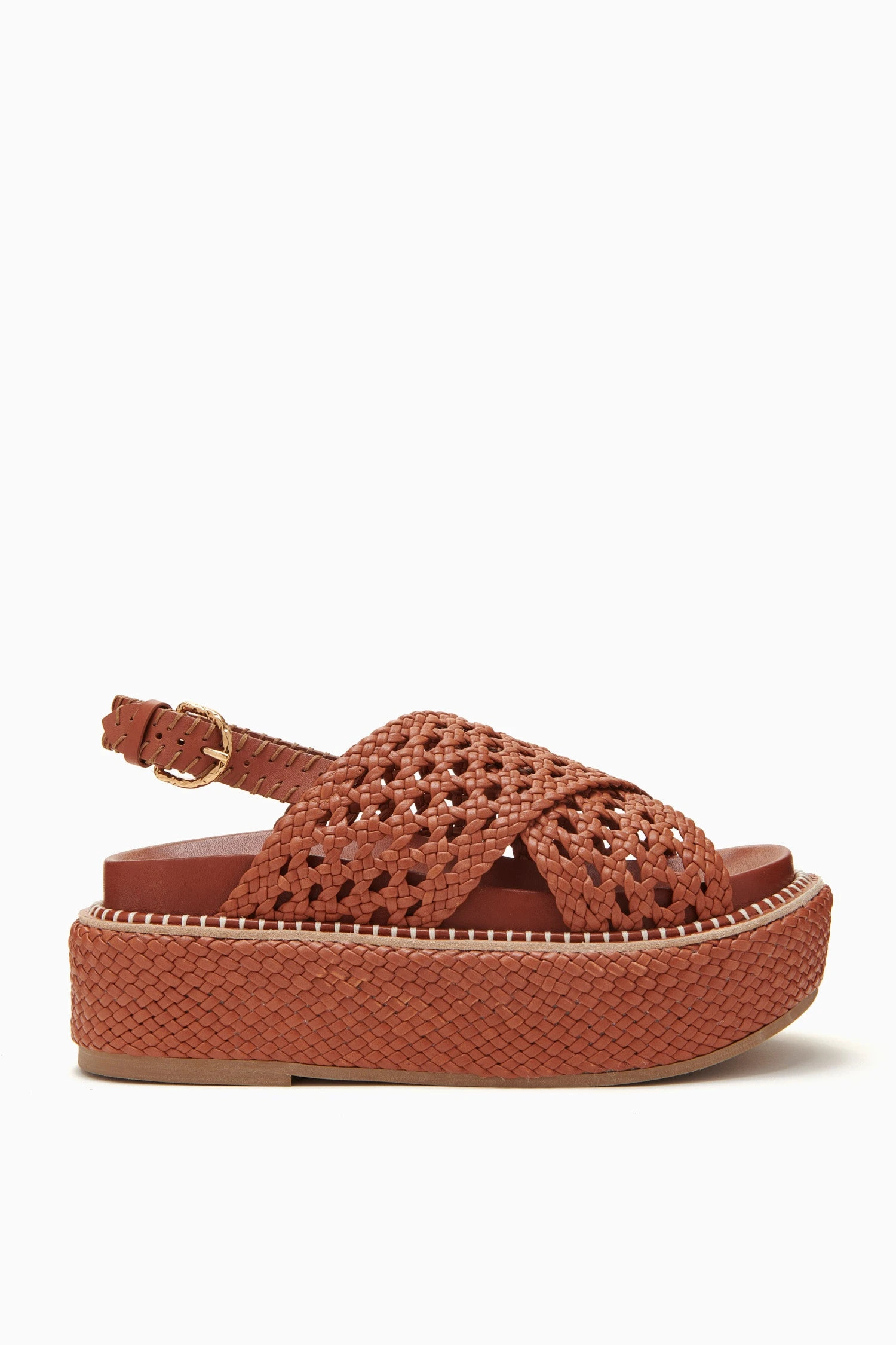 ULLA JOHNSON Gili Woven Leather Flatform - Sierra 1 ULLA JOHNSON Gili Woven Leather Flatform - Sierra