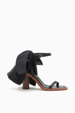 ULLA JOHNSON Lina Bow High Heel - Noir