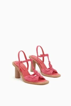 ULLA JOHNSON Penina Macrame Braided High Heel - Orchid -Ulla Johnson PF231018 PeninaMacrameBraidedHighHeel ORCHID d r web