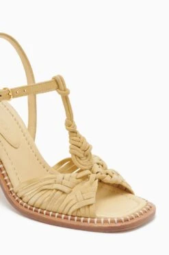 ULLA JOHNSON Penina Macrame Braided High Heel - Transparent Yellow 7 ULLA JOHNSON Penina Macrame Braided High Heel - Transparent Yellow -Ulla Johnson PF231018 PeninaMacrameBraidedHighHeel TRANSPARENTYELLOW c r web