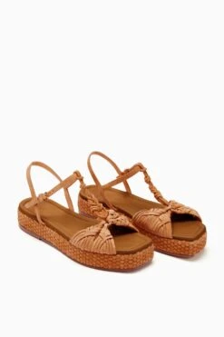 ULLA JOHNSON Shayna Macrame Braided Flatform - Sierra 8 ULLA JOHNSON Shayna Macrame Braided Flatform - Sierra -Ulla Johnson PF231021 BraidedFlatform Sierra d r web