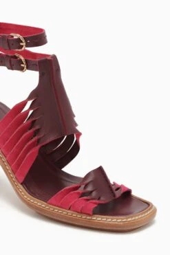 ULLA JOHNSON Madeira Twisted Contrast High Heel - Orchid Colorblock 7 ULLA JOHNSON Madeira Twisted Contrast High Heel - Orchid Colorblock -Ulla Johnson PF231021 MadeiraTwistedContrastHighHeel ORCHIDCOLORBLOCK c r web