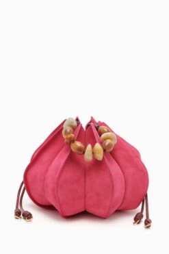 ULLA JOHNSON Lotus Flower Pochette - Orchid Colorblock -Ulla Johnson PF231107 LotusFlowerPochette ORCHIDCOLORBLOCK d r web