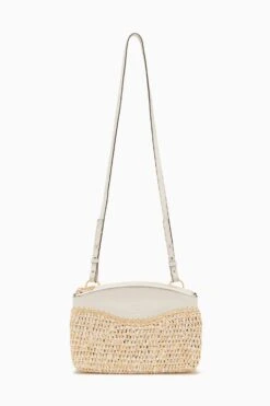 ULLA JOHNSON Maya Raffia Crossbody - Natural