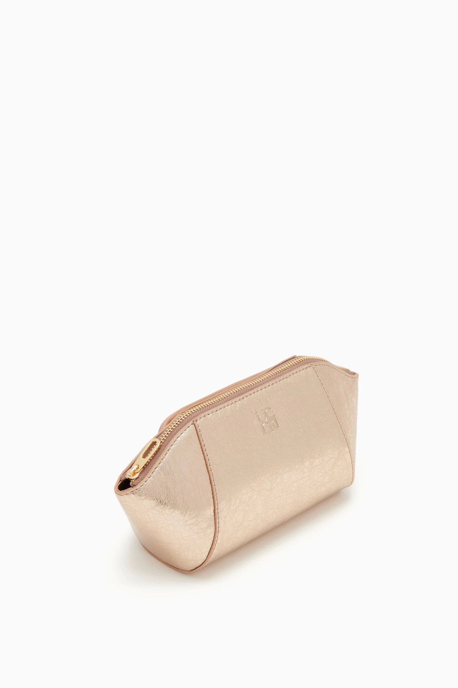 ULLA JOHNSON Imogen Large Makeup Pouch - Champagne 2 ULLA JOHNSON Imogen Large Makeup Pouch - Champagne - Image 2