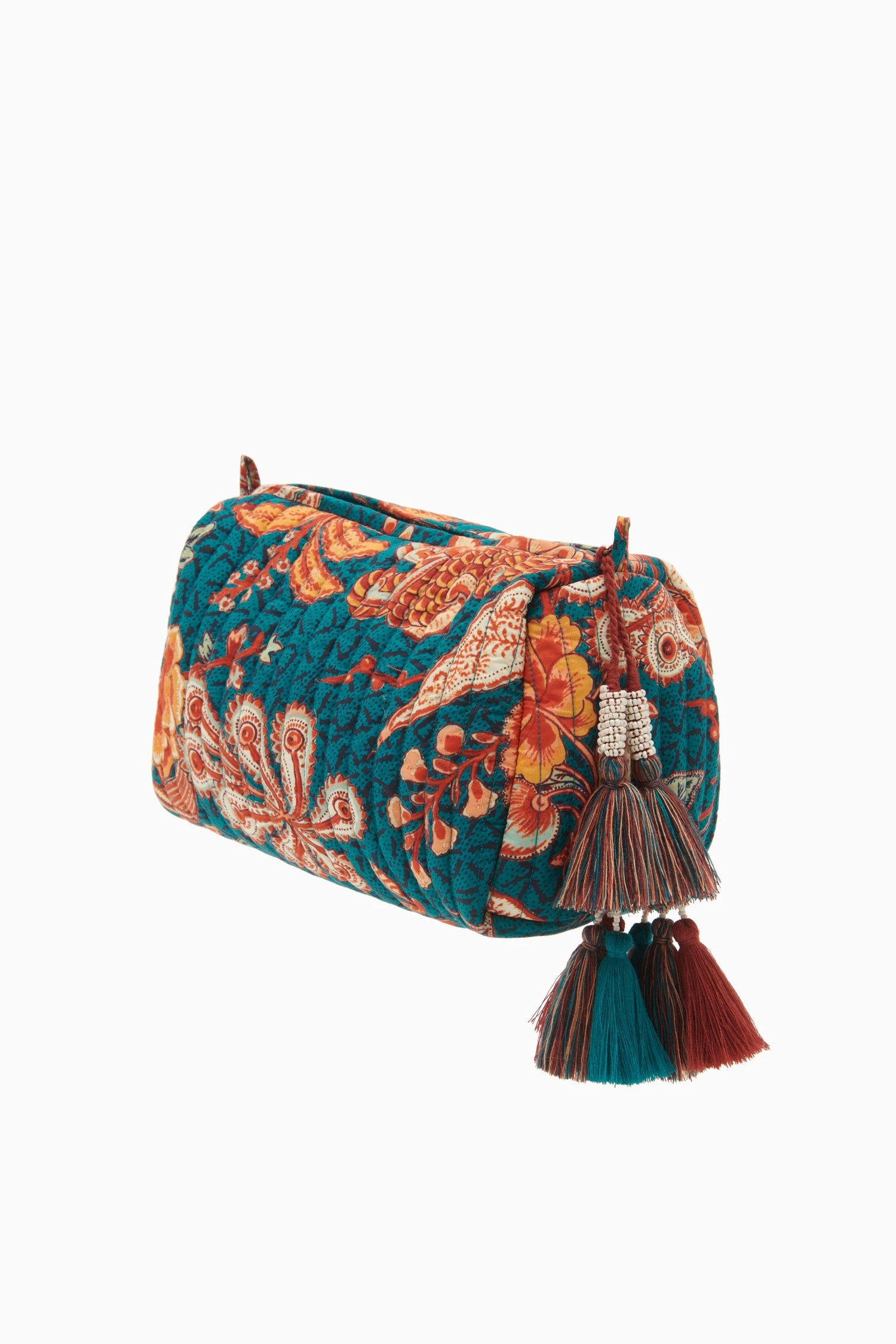 ULLA JOHNSON Priya Makeup Bag - Delphinium 2 ULLA JOHNSON Priya Makeup Bag - Delphinium - Image 2