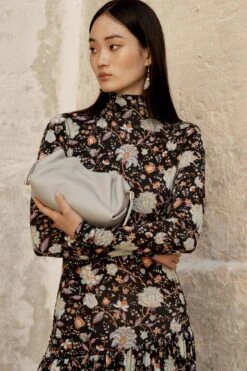 ULLA JOHNSON Remy Mini Soft Clutch - Agave