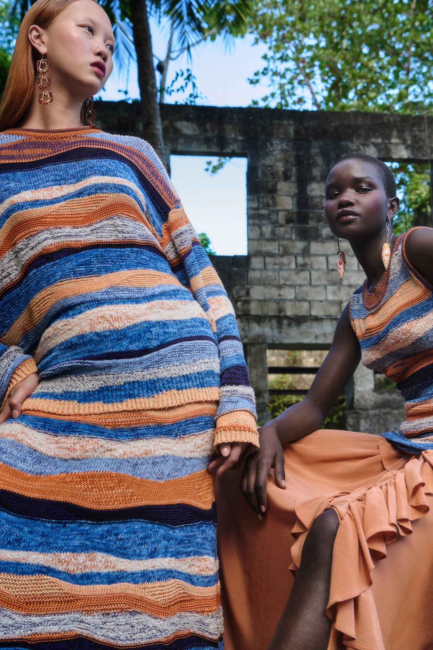 ULLA JOHNSON Francie Pullover - Aegean 2 ULLA JOHNSON Francie Pullover - Aegean - Image 2