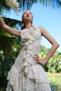 ULLA JOHNSON Odile Dress - Chalk 11 ULLA JOHNSON Odile Dress - Chalk -Ulla Johnson UJ PF23 PDP CROP 1500x2250 LOOK 28