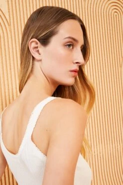 ULLA JOHNSON Ameline Tank - Ivory -Ulla Johnson ULLA JOHNSON AMELINE TANK IVORY 04