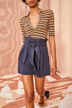 ULLA JOHNSON Abri Shorts - Midnight 9 ULLA JOHNSON Abri Shorts - Midnight -Ulla Johnson ULLA JOHNSON Abri Shorts MIDNIGHT 0065