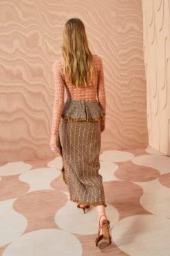 ULLA JOHNSON Agatha Skirt - Tiger's Eye -Ulla Johnson ULLA JOHNSON Agatha Skirt TIGER SEYE 0166