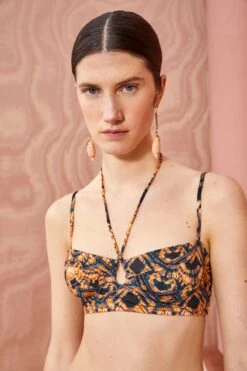 ULLA JOHNSON Aleena Bikini Top - Constellation