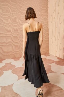 ULLA JOHNSON Alegria Dress - Noir 8 ULLA JOHNSON Alegria Dress - Noir -Ulla Johnson ULLA JOHNSON Alegria Dress NOIR 04