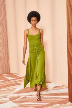 ULLA JOHNSON Alessi Skirt - Willow -Ulla Johnson ULLA JOHNSON Alessi Skirt WILLOW 0052