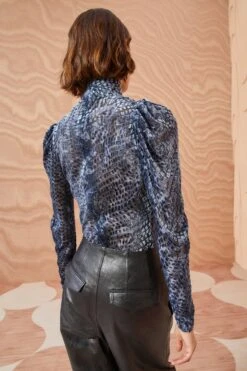 ULLA JOHNSON Althea Turtleneck - Marine -Ulla Johnson ULLA JOHNSON Althea Turtleneck MARINE 0218