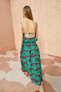 ULLA JOHNSON Amaliya Dress - Malachite 8 ULLA JOHNSON Amaliya Dress - Malachite -Ulla Johnson ULLA JOHNSON Amaliya Dress MALACHITE 04