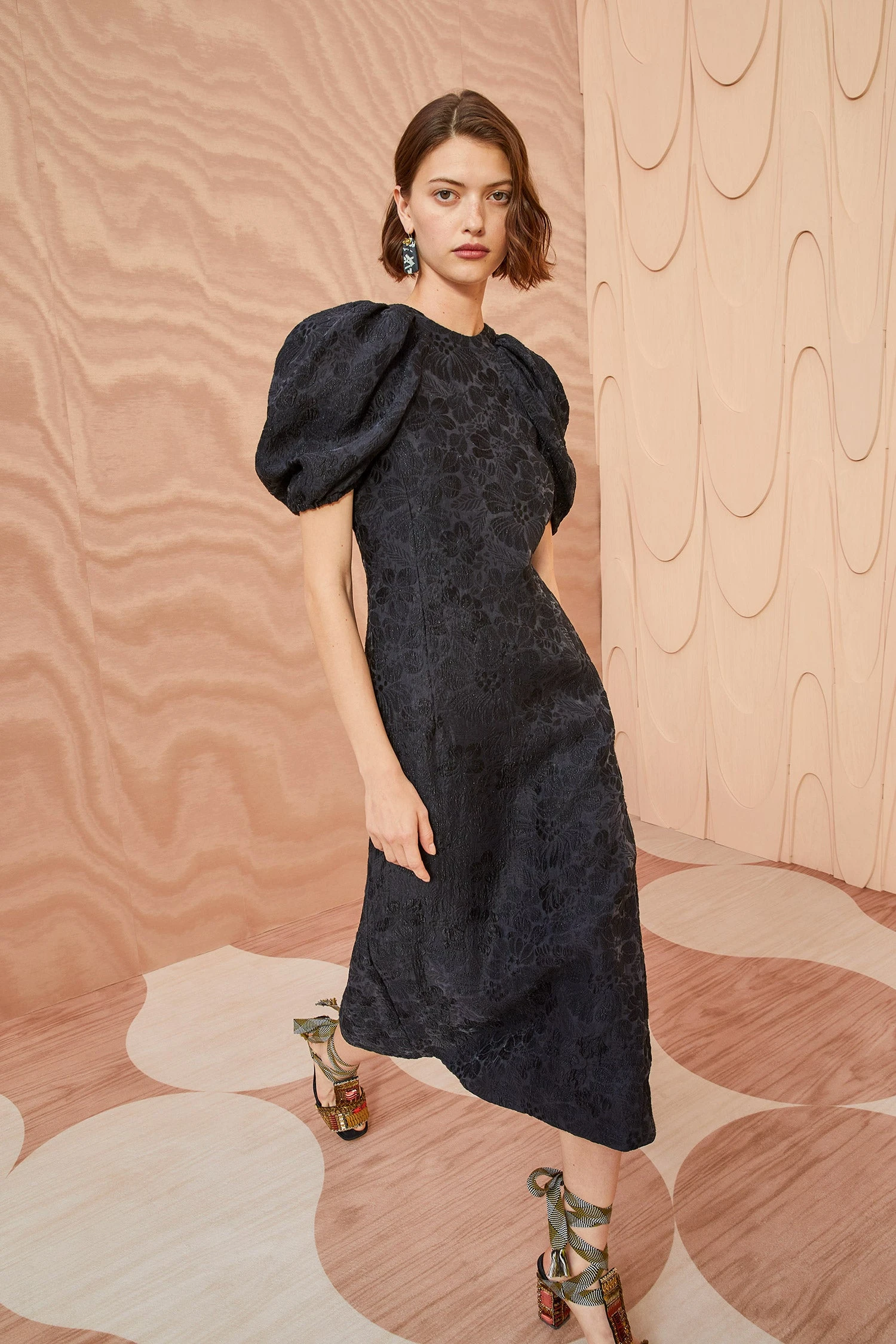 ULLA JOHNSON Amandine Dress - Noir 1 ULLA JOHNSON Amandine Dress - Noir