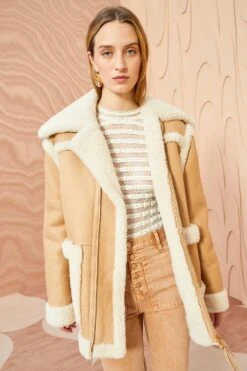 ULLA JOHNSON Ambrose Jacket - Limestone 9 ULLA JOHNSON Ambrose Jacket - Limestone -Ulla Johnson ULLA JOHNSON Ambrose Jacket LIMESTONE 0005