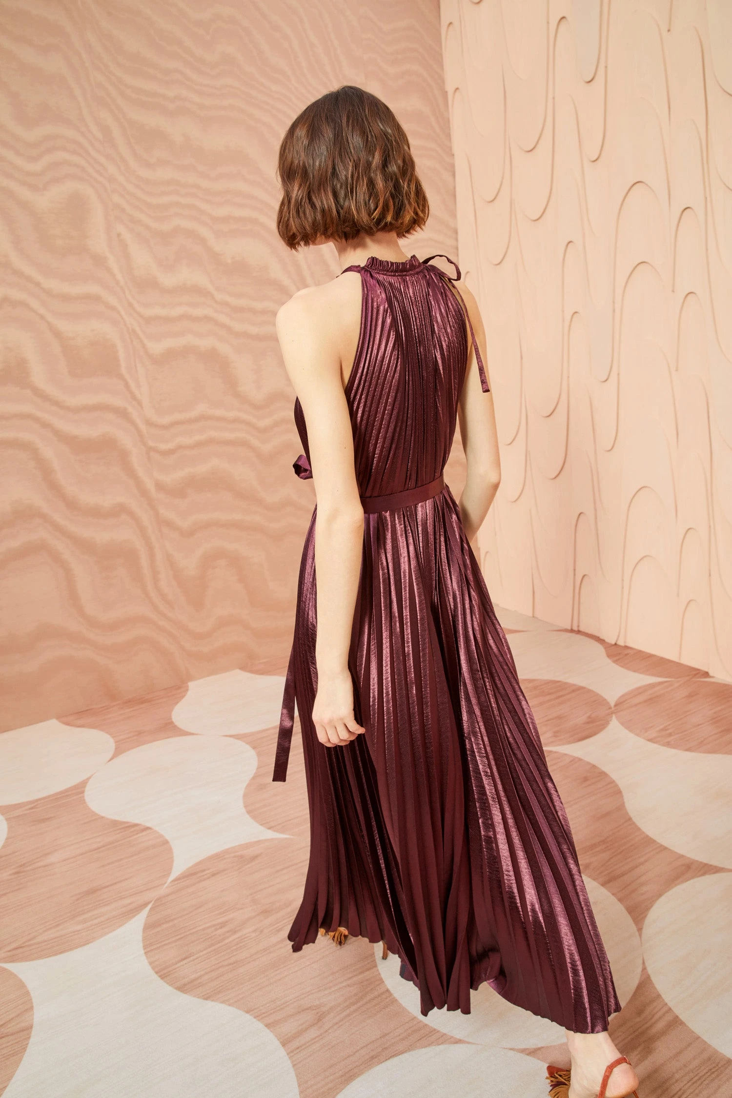 ULLA JOHNSON Amiko Dress - Mahogany 4 ULLA JOHNSON Amiko Dress - Mahogany - Image 4