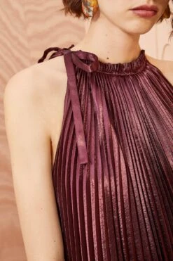 ULLA JOHNSON Amiko Dress - Mahogany 7 ULLA JOHNSON Amiko Dress - Mahogany -Ulla Johnson ULLA JOHNSON Amiko Dress MAHOGANY 02 ALT