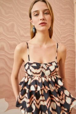 ULLA JOHNSON Amrita Top - Obsidian -Ulla Johnson ULLA JOHNSON Amrita Top OBSIDIAN 05