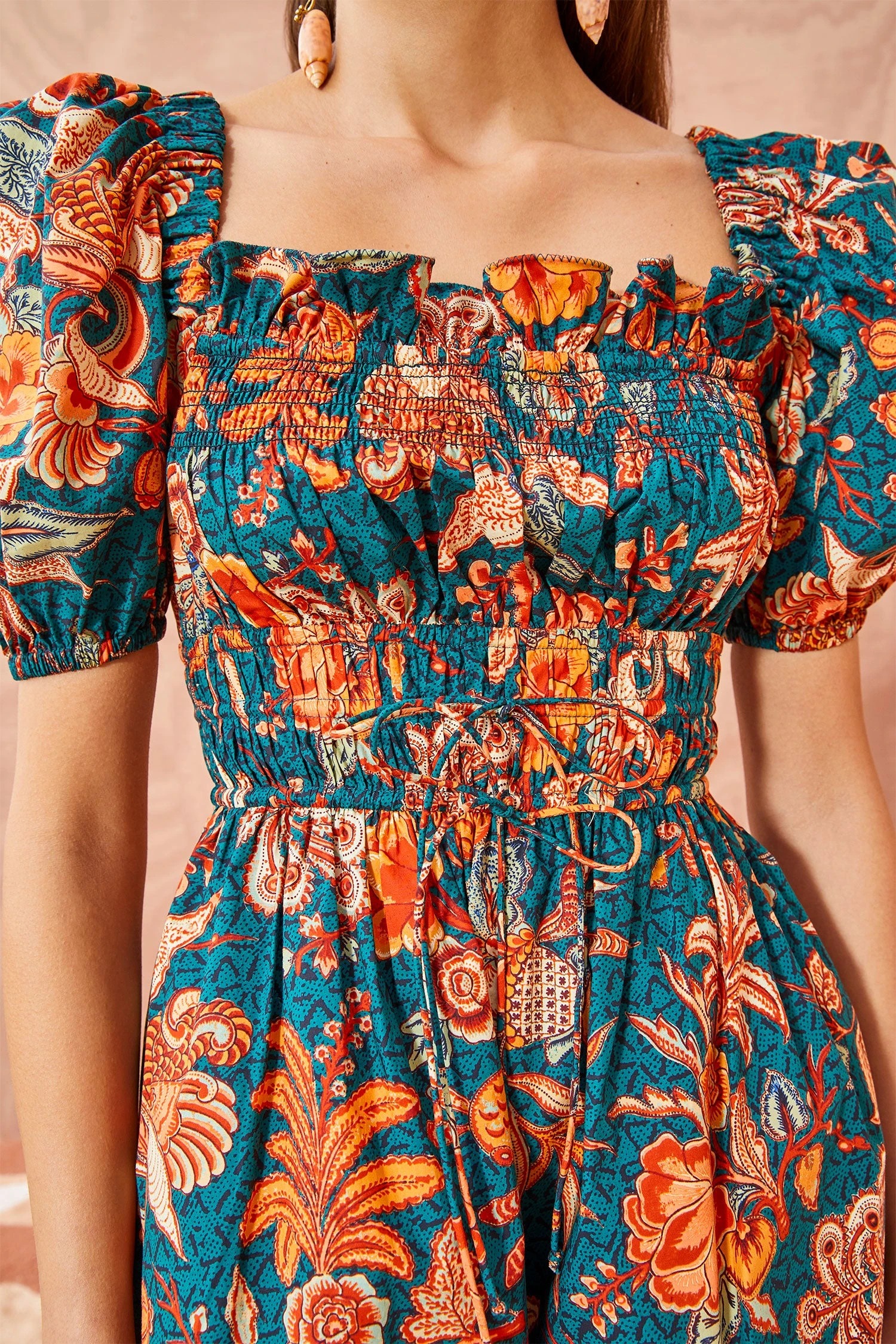 ULLA JOHNSON Arlo Playsuit - Delphinium 2 ULLA JOHNSON Arlo Playsuit - Delphinium - Image 2