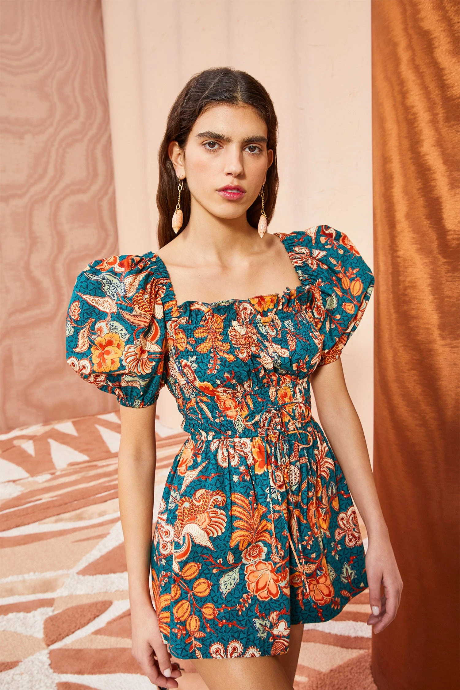 ULLA JOHNSON Arlo Playsuit - Delphinium 5 ULLA JOHNSON Arlo Playsuit - Delphinium - Image 5