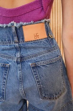 ULLA JOHNSON The Charlotte Short - Danube Medium Indigo Wash 9 ULLA JOHNSON The Charlotte Short - Danube Medium Indigo Wash -Ulla Johnson ULLA JOHNSON CHARLOTTE SHORT DANUBE 0105