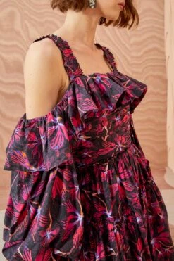 ULLA JOHNSON Caprice Dress - Zinnia 8 ULLA JOHNSON Caprice Dress - Zinnia -Ulla Johnson ULLA JOHNSON Caprice Dress ZINNIA 02 ALT