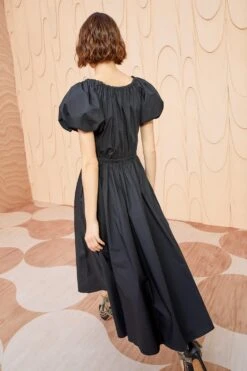 ULLA JOHNSON Cecile Dress - Noir -Ulla Johnson ULLA JOHNSON Cecile Dress NOIR 04