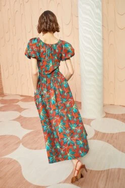 ULLA JOHNSON Cecile Dress - Tropical 8 ULLA JOHNSON Cecile Dress - Tropical -Ulla Johnson ULLA JOHNSON Cecile Dress TROPICAL 04