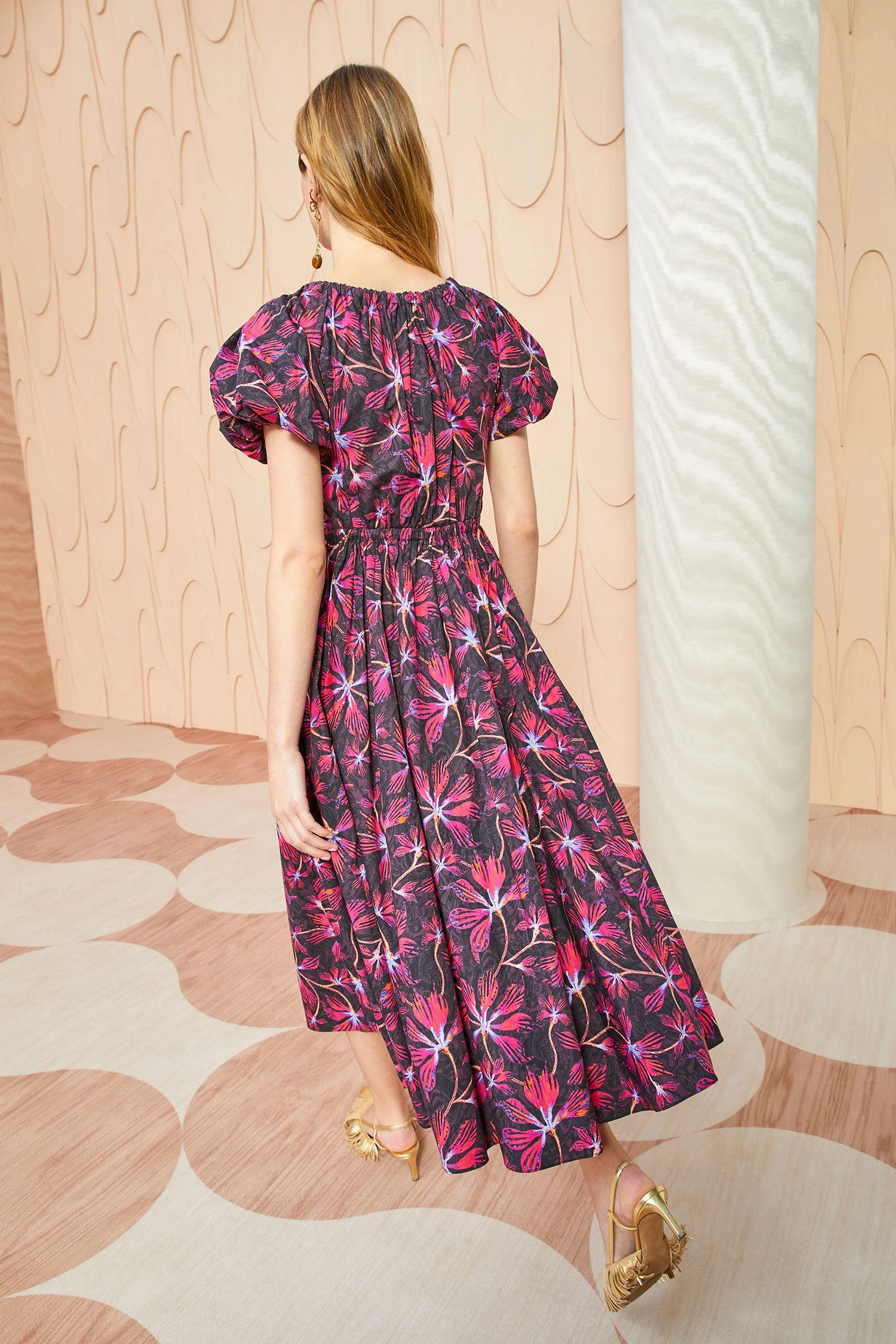 ULLA JOHNSON Cecile Dress - Zinnia 4 ULLA JOHNSON Cecile Dress - Zinnia - Image 4