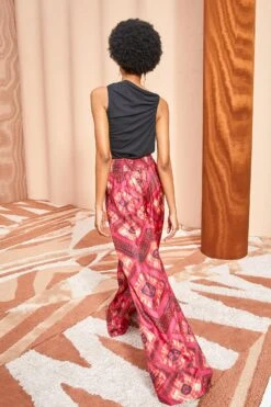 ULLA JOHNSON Clemence Pants - Wild Rose -Ulla Johnson ULLA JOHNSON Clemence Pants WILD ROSE 03