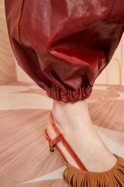 ULLA JOHNSON Cyrus Pant - Mahogany -Ulla Johnson ULLA JOHNSON Cyrus Pant MAHOGANY 0165