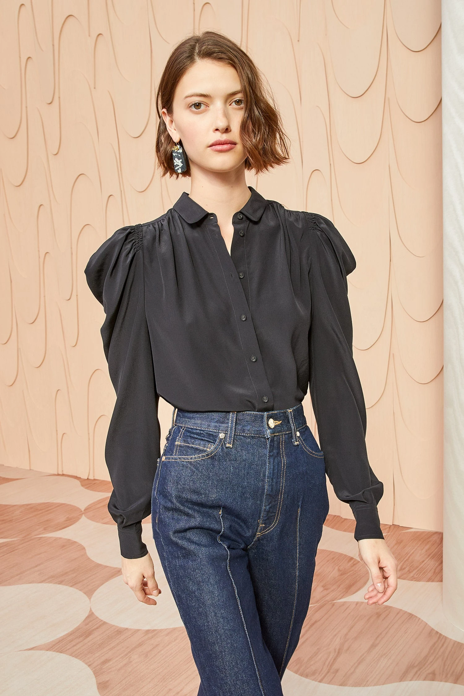 ULLA JOHNSON Dari Blouse - Noir 5 ULLA JOHNSON Dari Blouse - Noir - Image 5