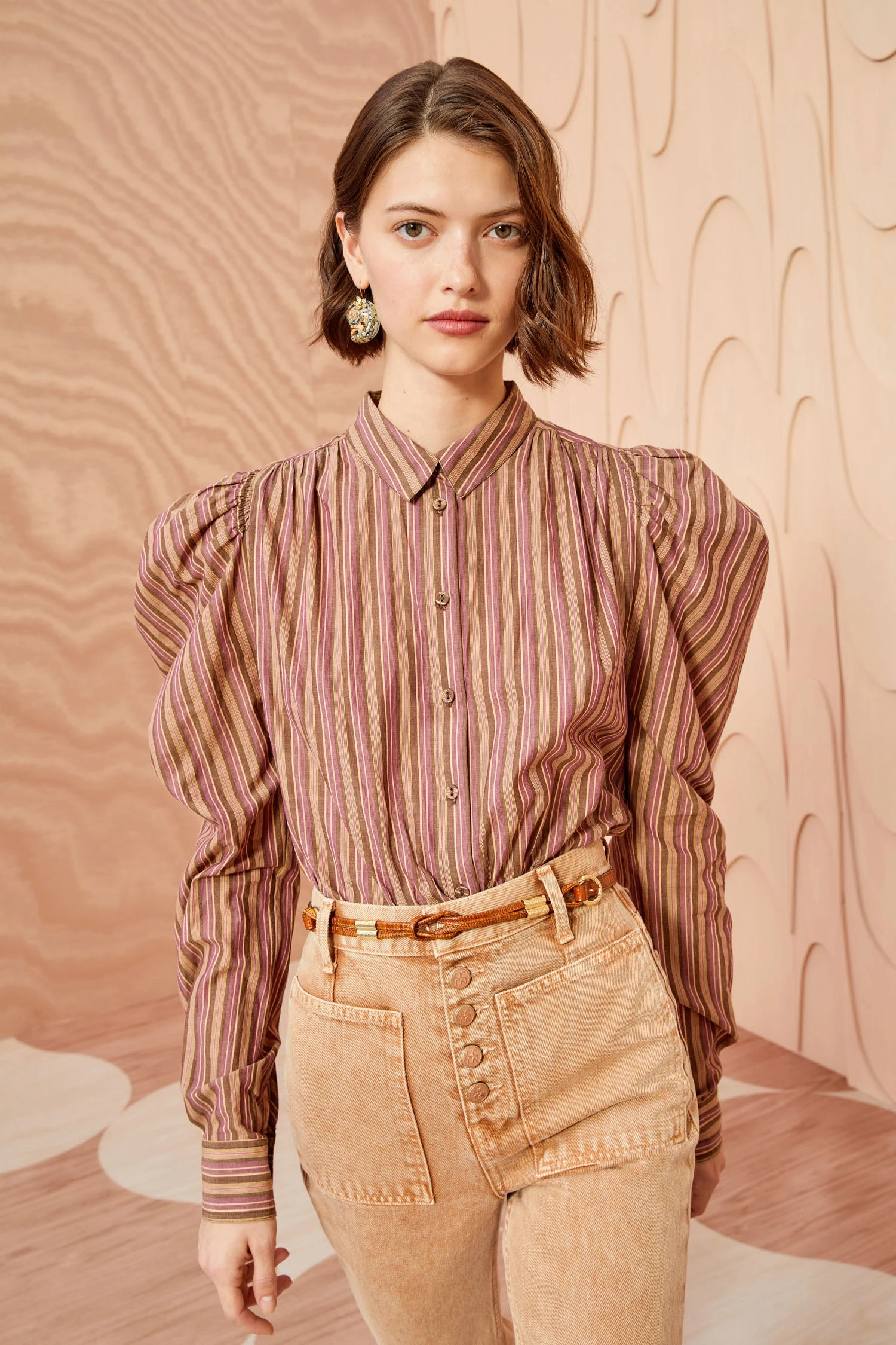 ULLA JOHNSON Dari Blouse - Mulberry 1 ULLA JOHNSON Dari Blouse - Mulberry