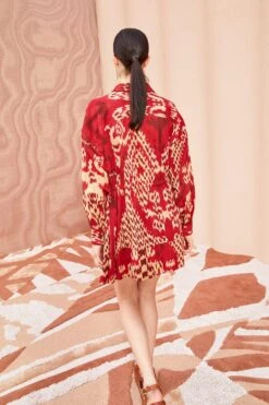 ULLA JOHNSON Dari Dress - Vermilion -Ulla Johnson ULLA JOHNSON Dari Dress VERMILION 03