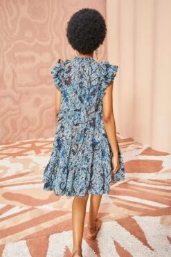 ULLA JOHNSON Denia Dress - Morning Glory -Ulla Johnson ULLA JOHNSON Denia Dress MORNING GLORY 03