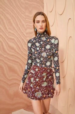 ULLA JOHNSON Dimi Skirt - Heliotrope -Ulla Johnson ULLA JOHNSON Dimi Skirt HELIOTROPE 0056